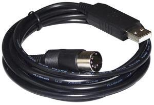 FTDI FT232RL USB TO DIN 5PIN MALE ADAPTER RS232 SERIAL COMMUNICATION CABLE FOR HUAZHI HZF/PTF/DTF/HZT/PTT/DTT SERIES SCALE TO PC 
0.8M Length(1.8M Length)