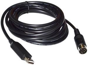 FTDI FT232RL USB RS232 TO 8 PIN DIN ADAPTER CONVERTER SERIAL COMMUNICATION CABLE FOR ADMESY SPECTROMETER STEROPES LED SERIES 
3M Length
