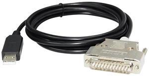 FTDI FT232RL CHIP USB TO D-SUB 25 PIN DB25 MALE ADAPTER RS232 SERIAL COMMUNICATION CABLE FOR HIOKI 3532-50 HiTESTER LCR TO PC 
0.8M Length(1.8M Length)