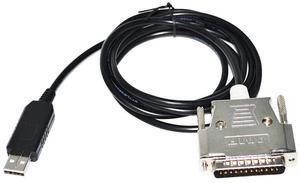 FTDI FT232RL USB TO D-SUB 25PIN DB25 MALE RS232 CONVERTER SERIAL COMMUNICATION CABLE FOR OSTECH LASER DRIVERS AND CONTROLLERS 
3M Length