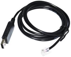 FTDI FT232RL CHIP USB TO RJ11 RJ12 6P6C ADAPTER RS232 CONVERTER SERIAL COMMUNICATION CABLE FOR MEDICA EASYSTAT ANALYZER TO PC 
5M Length