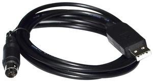 INDUSTRIAL FTDI FT232RL CHIP USB TO MINI DIN 5PIN MD5 MALE RS232 SERIAL COMMUNICATION CABLE FOR TES-1333 1333R SOLAR POWER METER 
3M Length