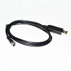 FTDI FT232RL CHIP USB TO M8 4PIN ADAPTER RS232 CONVERTER SERIAL COMMUNICATION CABLE FOR ZABER X-LSM SERIES LUBRICATION OF LINEAR 
0.8M Length(1.8M Length)