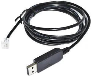 PL2303GT/FTDI FT232RL RS232 RJ11 6P4C TO USB ADAPTER CONSOLE CABLE FOR HIRSCHMANN / EMERSON SWITCH V.24 PORT CONFIGURATION KABLE 
(1.8M Length)