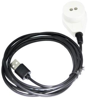 CP2102 CHIP USB TO OPTICAL INTERFACE IRDA NEAR INFRARED IR MAGNETIC ADAPTER CABLE FOR ELECTRICITY GAS WATER METER READING DATA 
2M Length(2M Length)