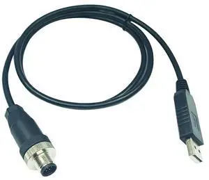 FTDI FT232RL CHIP USB TO M12 8PIN RS232 CONVERTER SERIAL COMMUNICATION CABLE FOR METTLER TOLEDO ICS SERIES BALANCES TO PC HOST 
5M Length