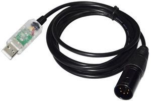 FTDI RS485 USB TO DMX512 XLR 5PIN 5P FEMALE / MALE DMXCONTROL FREESTYLER ARTNET QLC+ MAGIC Q TO STAGE LIGHTNING CONTROLLER KABLE (5P XLR FEM LengthALE A)
1M Length