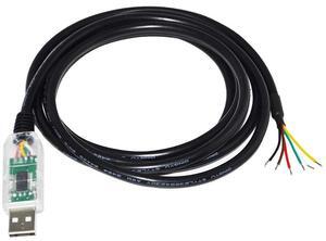INDUSTRIAL FTDI FT232RL CHIP USB TO RS485 CONVERTER 6 CORE 6PIN WE COMMUNICATION CABLE GND DATA A+ B- 120R USB-RS485-WE-5000-BT (Black USB Case)
7M Length(8M Length)