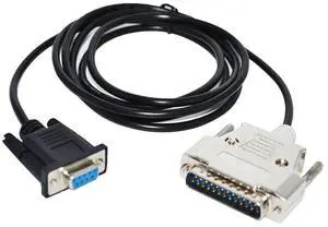 RS232 D-SUB 9 PIN DB9 FEMALE TO DB25 D-SUB25PIN MALE ADAPTER PLC PROGRAMMING USB-SC09 CABLE FOR MITSUBISHI A SERIES SC-09 KABLE 5M Length