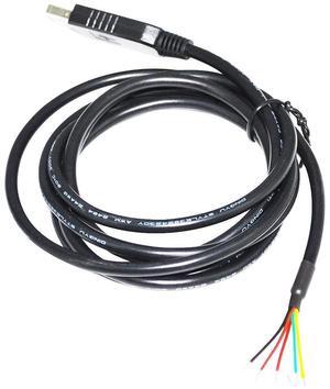 FTDI FT232RL USB TO UART TTL 3.3V 5V 6 CORE 6PIN WE WIRE END OPEN CABLE COMPATIBLE WITH TTL-232R-3V3-WE VCC GND TXD RXD CTS RTS (TTL 5V)
3M Length