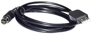 FTDI FT232RL USB TO MINI DIN 4 PIN MD4 ADAPTER RS232 SERIAL COMMUNICATION CABLE FOR ESTUN EP PLC TO PC EP2S-232P0-9F-150 KABLE (DB9-M LengthINI DIN)
5M Length