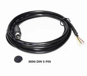 MINI DIN 4PIN 5PIN 6PIN 8PIN MD4 MD5 MD6 MD8 MALE CONNECTOR PLC PROGRAMMING BREAKOUT CABLE (M LengthD 5-PIN)
0.8M Length(1.0M Length)