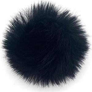 Outdoor Microphone Furry Windscreen Muff Microphone Furs Wind Cover(Black)