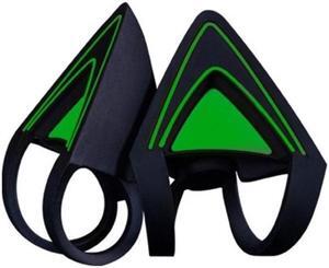 Silicone Cat  Ears Lovely Attachable Accessory for V2 Headsets(Green)