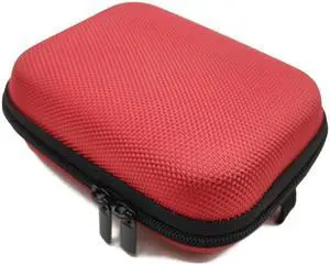 Mini Shockproof Storage Hard Carry for Bag Box Hard for shell Carrying(Red)