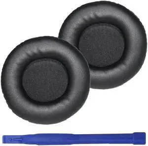 Breathable Ear Pads Earpads for K52 K72 Headset Noise Cancelling Earmuff Ear Pads Headset Ear Cushions Sleeves(black leather)