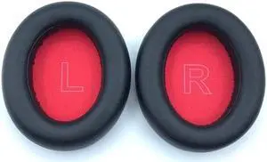 Soft Memory Foam Earpads 2x Ear Cushion Cover Replacements Ear Pads Fit for Anker-Life  Gifts for Men Women(Red)