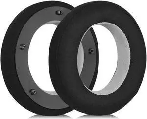 Replacement Ear Pads for Clear  Headphone Earmuffs Headset Memory Foam Earcups Earpads with Buckle(Black and gray)