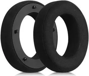 Replacement Ear Pads for Clear  Headphone Earmuffs Headset Memory Foam Earcups Earpads with Buckle(Black)