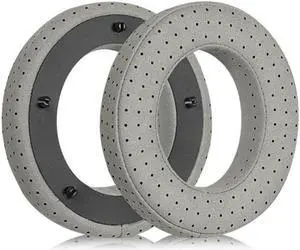 Replacement Ear Pads for Clear  Headphone Earmuffs Headset Memory Foam Earcups Earpads with Buckle(Gray)