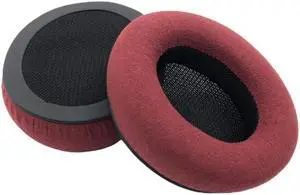 Breathable Earpads for Focal Earphone Noise Cancelling Ear Pads(red black net)