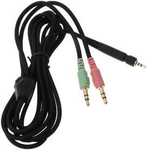 Replacement Headphones  Cable 3. 5mm Gaming Cable for G4ME ONE GAME  PC 373D PC37X GSP350   Headphones(for B)