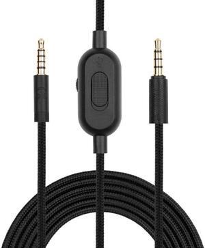 Replacement Cord for GPRO X G233 G433 Wire with Inline Mute&Volume Control(Black)