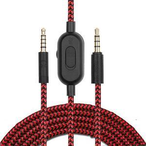 Replacement Cord for GPRO X G233 G433 Wire with Inline Mute&Volume Control(Red)