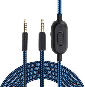 Replacement Cord for GPRO X G233 G433 Wire with Inline Mute&Volume Control(Blue)