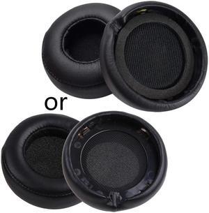 2PCS Breathable Soft Ear Pads Foam Cushions Earpad 1Pair for .Dre for Mixr Replacement Headphone Sleeve Cushions(Black)