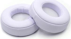2PCS Breathable Soft Ear Pads Foam Cushions Earpad 1Pair for .Dre for Mixr Replacement Headphone Sleeve Cushions(White)