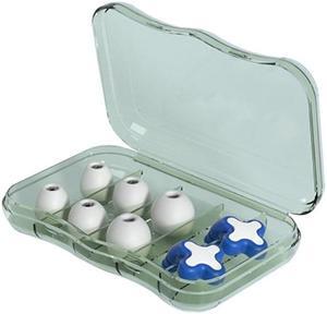 Silicone Sponge Sleeping Ear Plugs Portable Soundproof Earplugs Soft Foam(Blue)