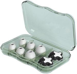 Silicone Sponge Sleeping Ear Plugs Portable Soundproof Earplugs Soft Foam(Black)