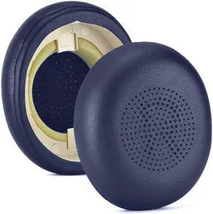 Durable Sponge Leather Material Ear Pads for 45h Earphone Memory Foam Earpads Elastic Earmuffs(Blue)