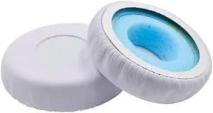 Portable  Ear Pads Covers for s-ony- MDR-XB400  400 Headphone Ear Pads Cushion Pads Easy to Install(White)