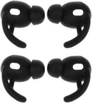 Silicone Earbuds Earphone  Earplug Cover Earpad for air-pods 3 Eartip Earhook(Black)