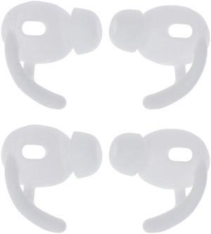 Silicone Earbuds Earphone  Earplug Cover Earpad for air-pods 3 Eartip Earhook(White)