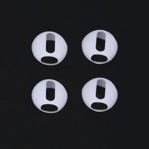 Durable Silicone Ear Tips Earbuds Covers for Headset Eartips Lightweight Earphone Repairing Parts(White)