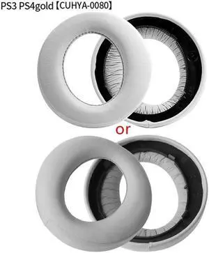 Earphone Earmuff Foam Earpad for s-ony- GOLD 7.0 for PSV PC  CUHYA0080 Headphon(White)