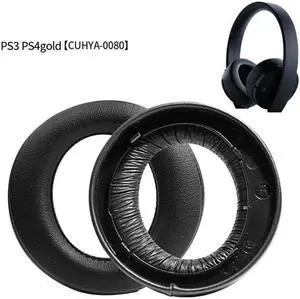 Earphone Earmuff Foam Earpad for s-ony- GOLD 7.0 for PSV PC  CUHYA0080 Headphon(Black)