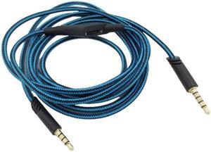 Replacement Cable for A10 A40 A30 Gaming Headset  Extension Cable(Blue black tone)