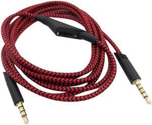 Replacement Cable for A10 A40 A30 Gaming Headset  Extension Cable(Red black Tone)