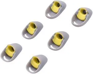 Sturdy Earplugs in Ear Silicone Ear Tips Earmuff for Cloud Earbuds(Yellow)