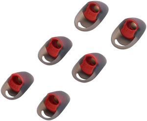 Sturdy Earplugs in Ear Silicone Ear Tips Earmuff for Cloud Earbuds(Red)