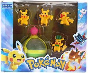 Genuine Pokemon Different Styles Toy Set Pokeball Pocket Monster Pikachu Raichu Emboar Cyndaquil Charizard Figures Model2