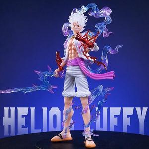 Action Figures Anime One Piece Luffy Gear 5 Figurine Q Version