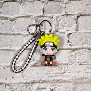Naruto Action Figure Keychain for Car Keys Anime Trinkets Accessories Figurines Bag Backpack Doll Women Men GiftUzumaki Naruto I