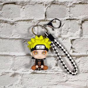 Naruto Action Figure Keychain for Car Keys Anime Trinkets Accessories Figurines Bag Backpack Doll Women Men GiftUzumaki Naruto J