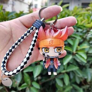 Naruto Action Figure Keychain for Car Keys Anime Trinkets Accessories Figurines Bag Backpack Doll Women Men GiftUzumaki Naruto C