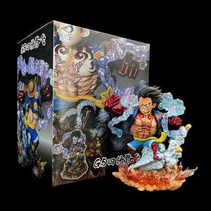 Anime Gear 5 Monkey D Luffy One Piece Figurine Toy for Boys Model Collectible Kid Gun Ming Figure ItemsWith Retail Box